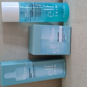 ELF face care - moisturizer, remover, serum - NWT! Full size
